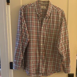 Classic Checkered Casual Shirt - Red, Blue, and White
